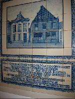 Tegeltableau met woonhuis TH Kingma